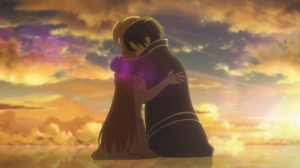 Kirito and Asuna end scene